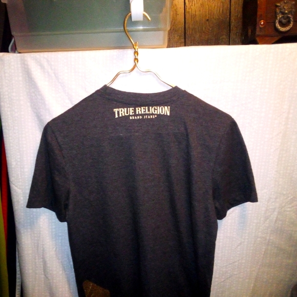 True Religion Crew~Neck Tee Shirt Size Small - Picture 7 of 13